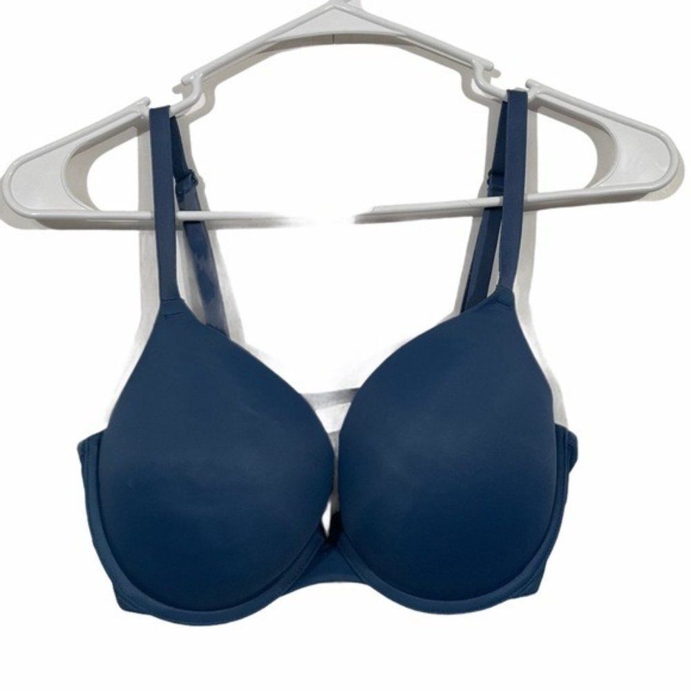 Victoria’s Secret PINK 34D Blue Push Up Bra